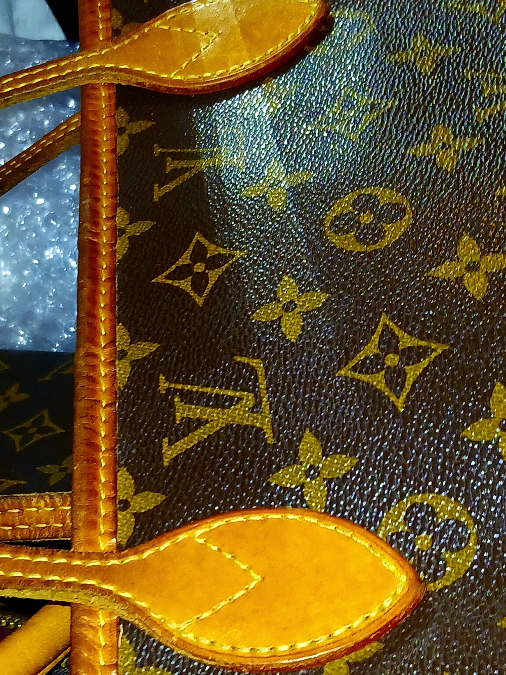 Louis Vuitton Set Neverfull Mm Bag Authentic Monogram Tote Shoulder Bag & Wallet - Picture 10 of 15